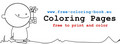 免费儿童涂色页打印库 Logo