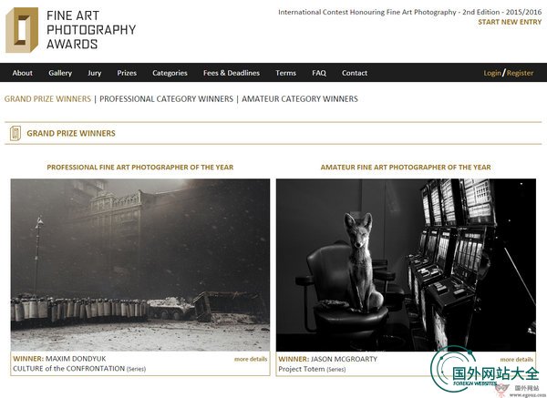 FAPA:国际美术摄影奖官网