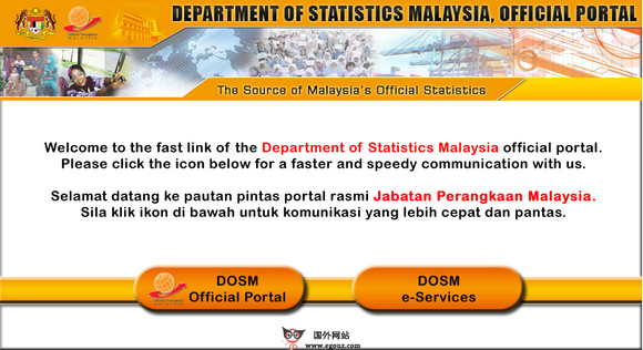 Statistics:马来西亚统计局