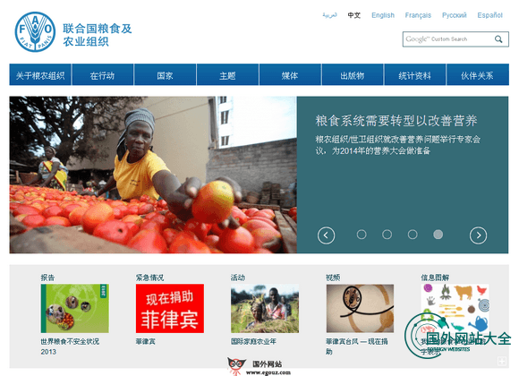 FAO:联合国粮农组织官网