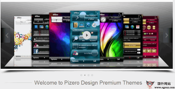 Pizero:移动手机主题网