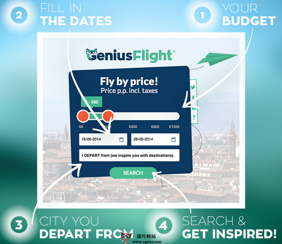 GeniusFlight:在线机票预算搜索工具